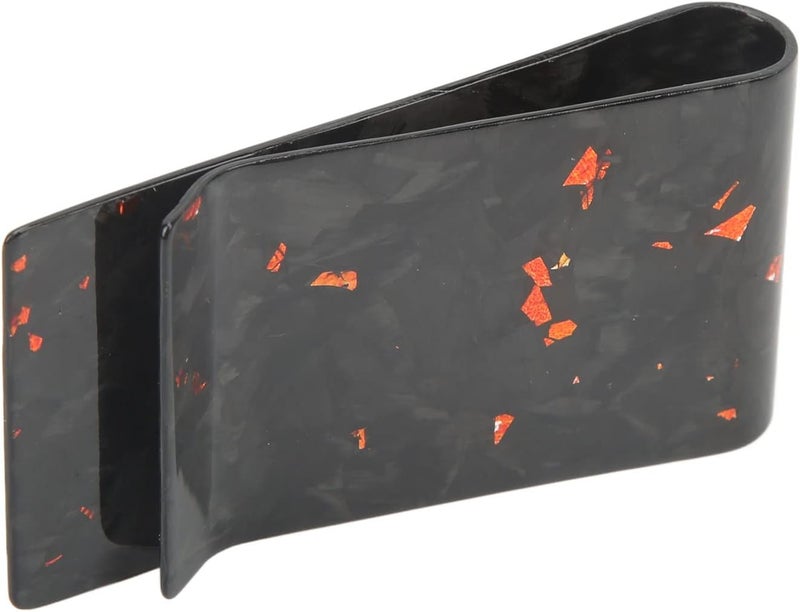 woobles Car Sun Visor Clip, Lightweight and Stylish Multifunction Flexible Money Clip for Men and Women (Orange) - Image 4